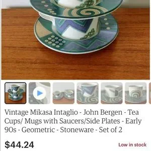 Milkasa | Dining | Mikasa Intaglio Life Style By John Bergen Dish